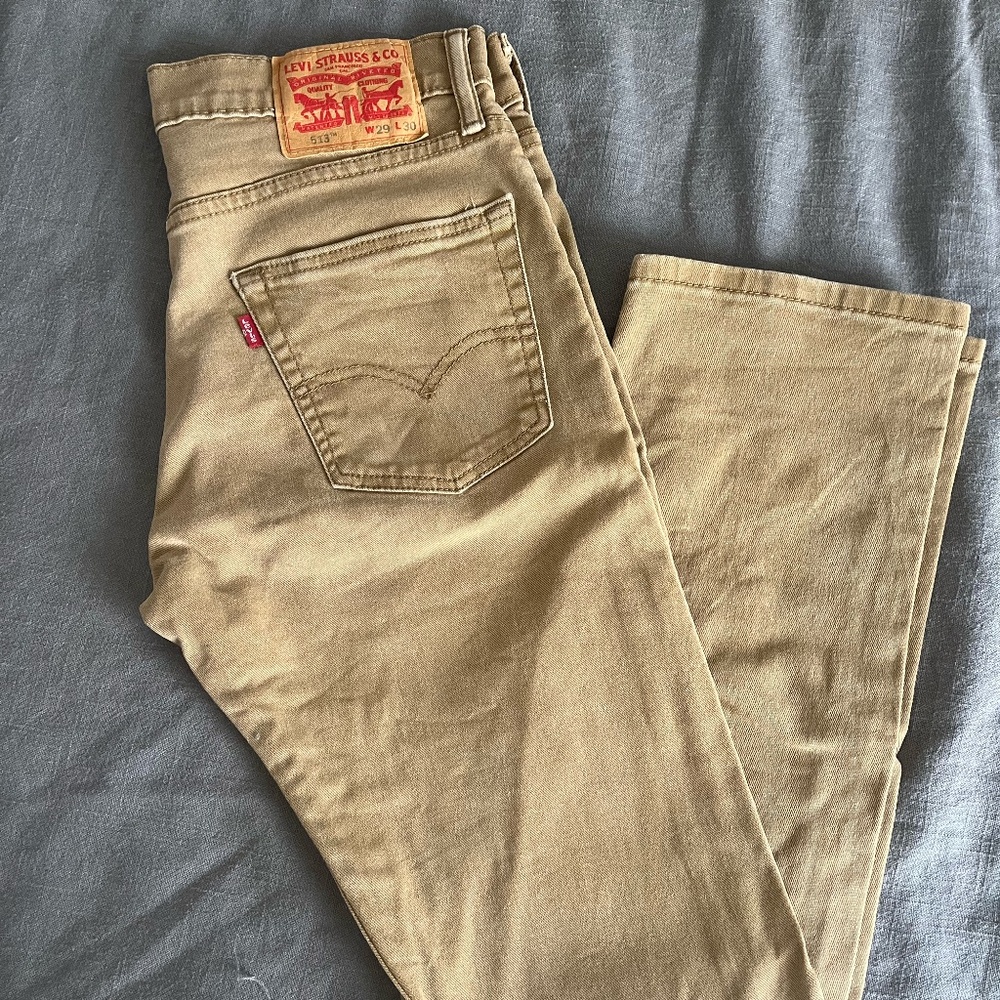 Levi's 513 Mens Slim Straight Jeans
